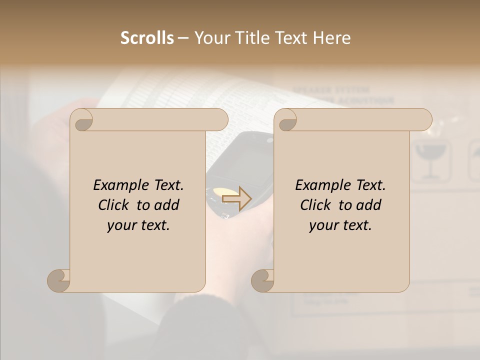 Elderly Hand Caregiver PowerPoint Template