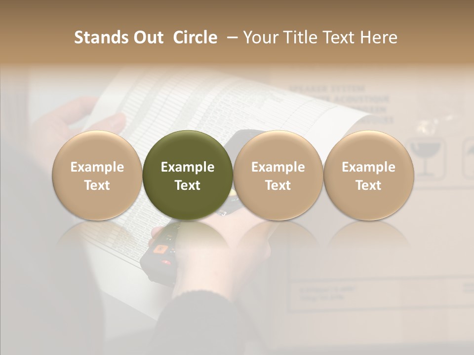 Elderly Hand Caregiver PowerPoint Template