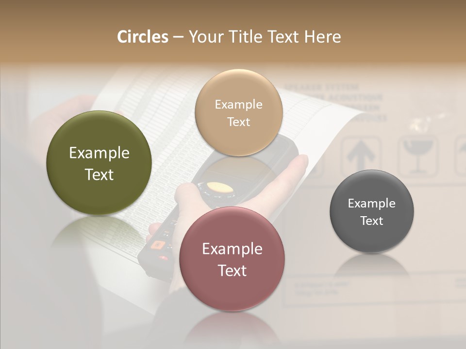 Elderly Hand Caregiver PowerPoint Template