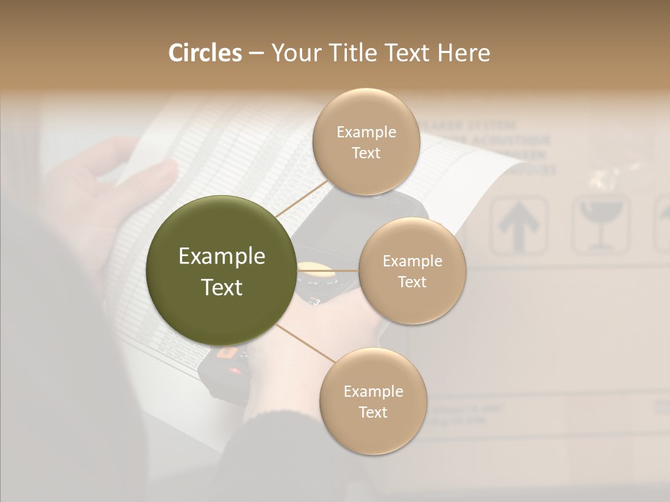 Elderly Hand Caregiver PowerPoint Template