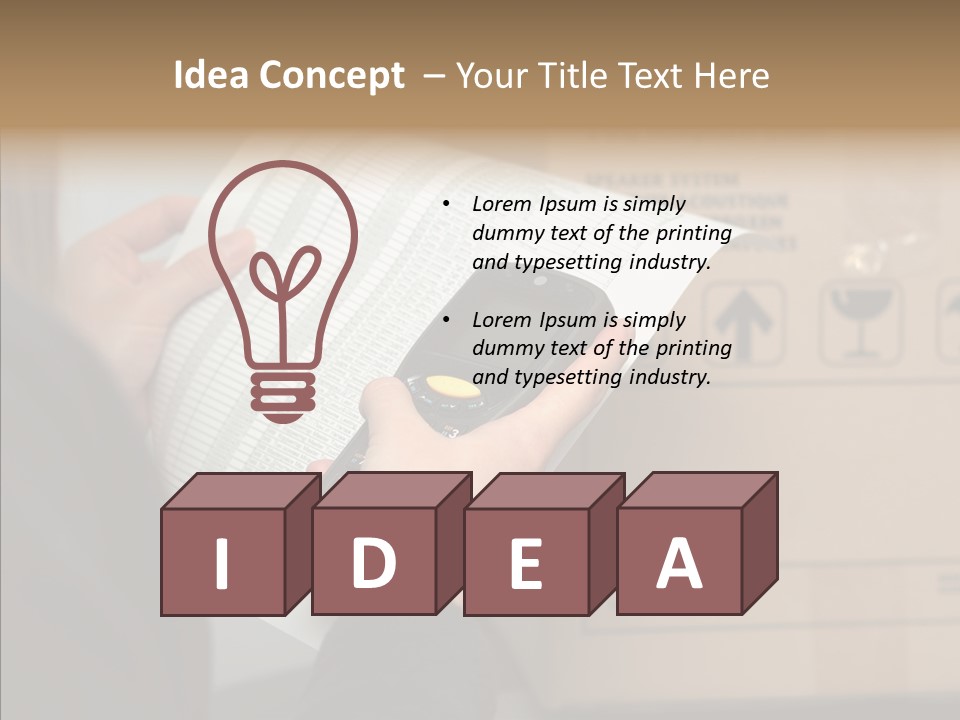 Elderly Hand Caregiver PowerPoint Template