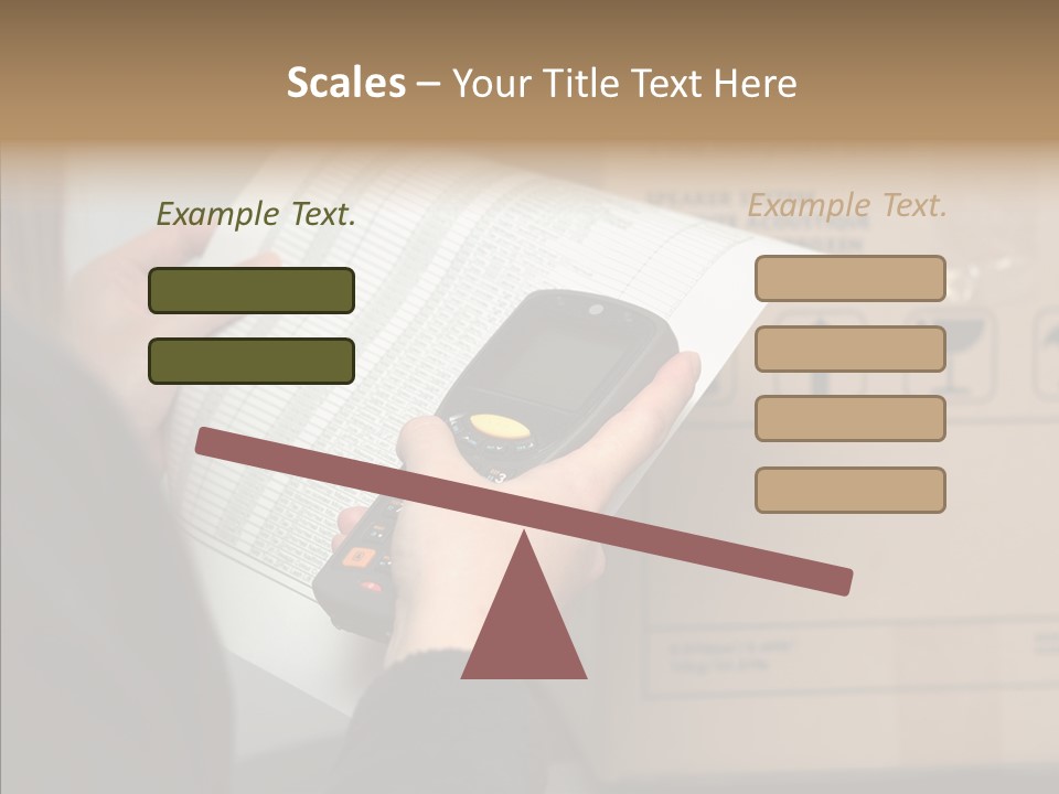 Elderly Hand Caregiver PowerPoint Template