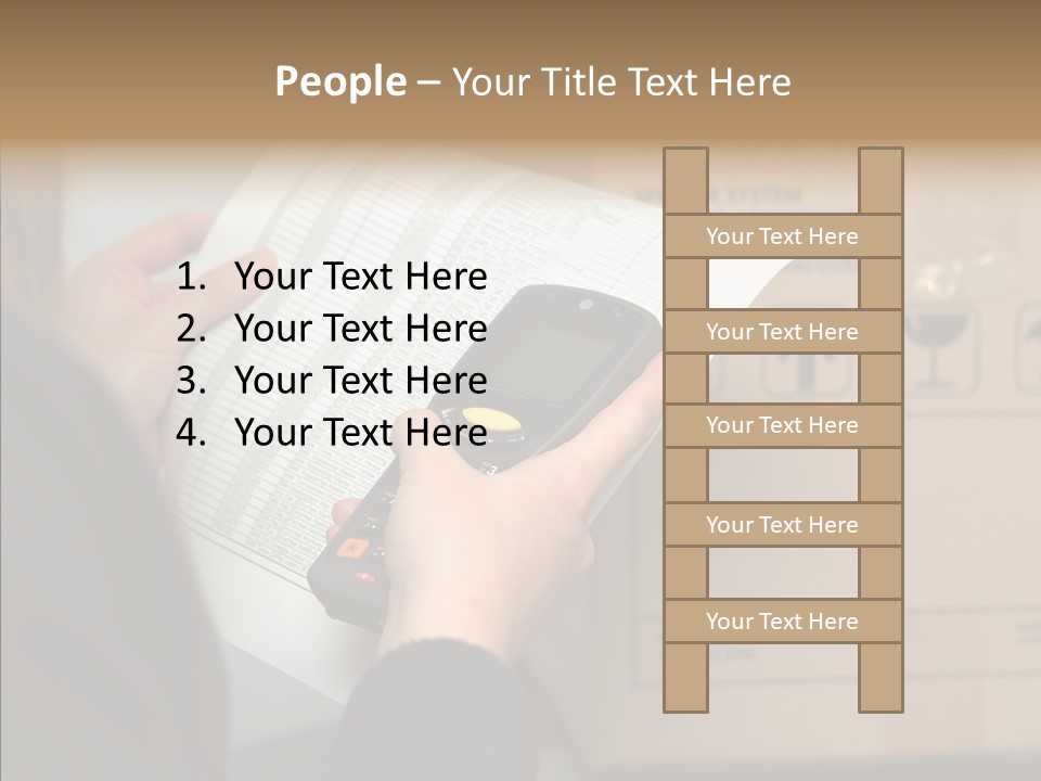Elderly Hand Caregiver PowerPoint Template