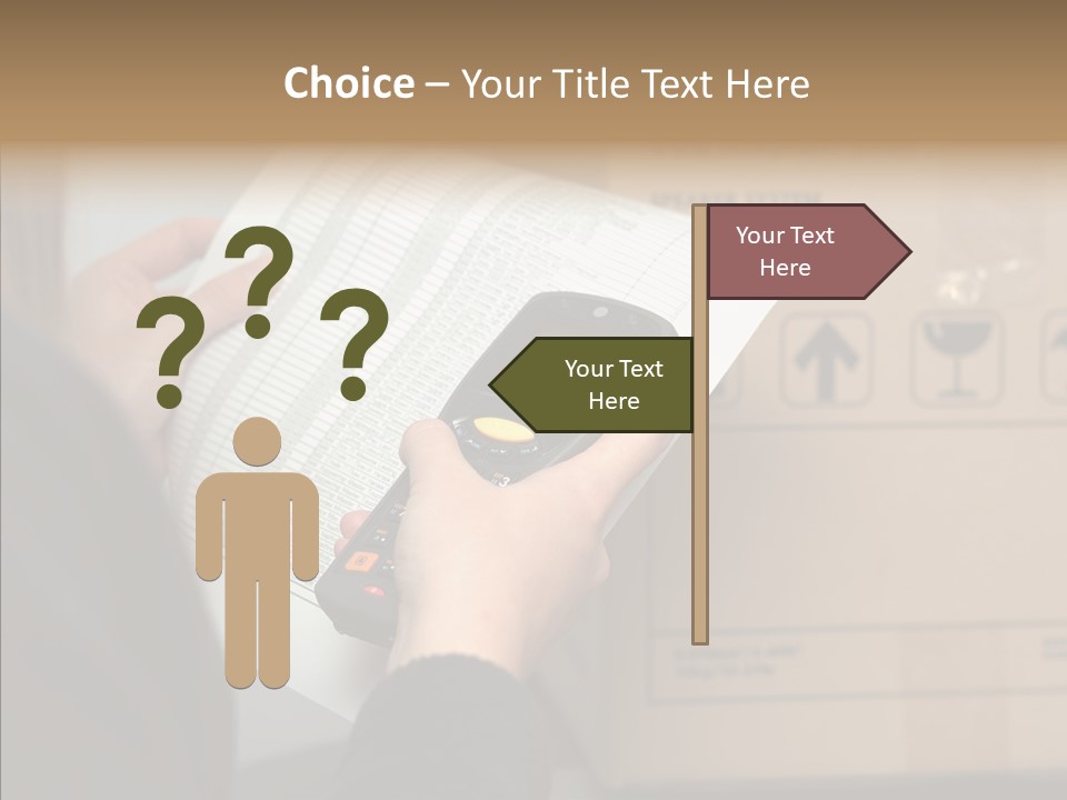 Elderly Hand Caregiver PowerPoint Template