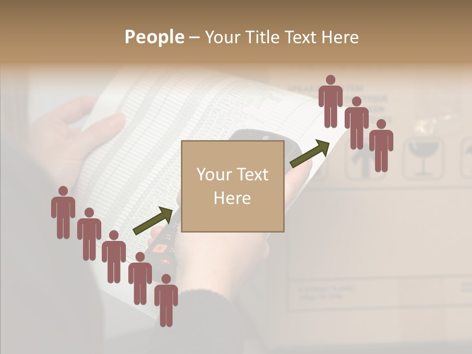 Elderly Hand Caregiver PowerPoint Template