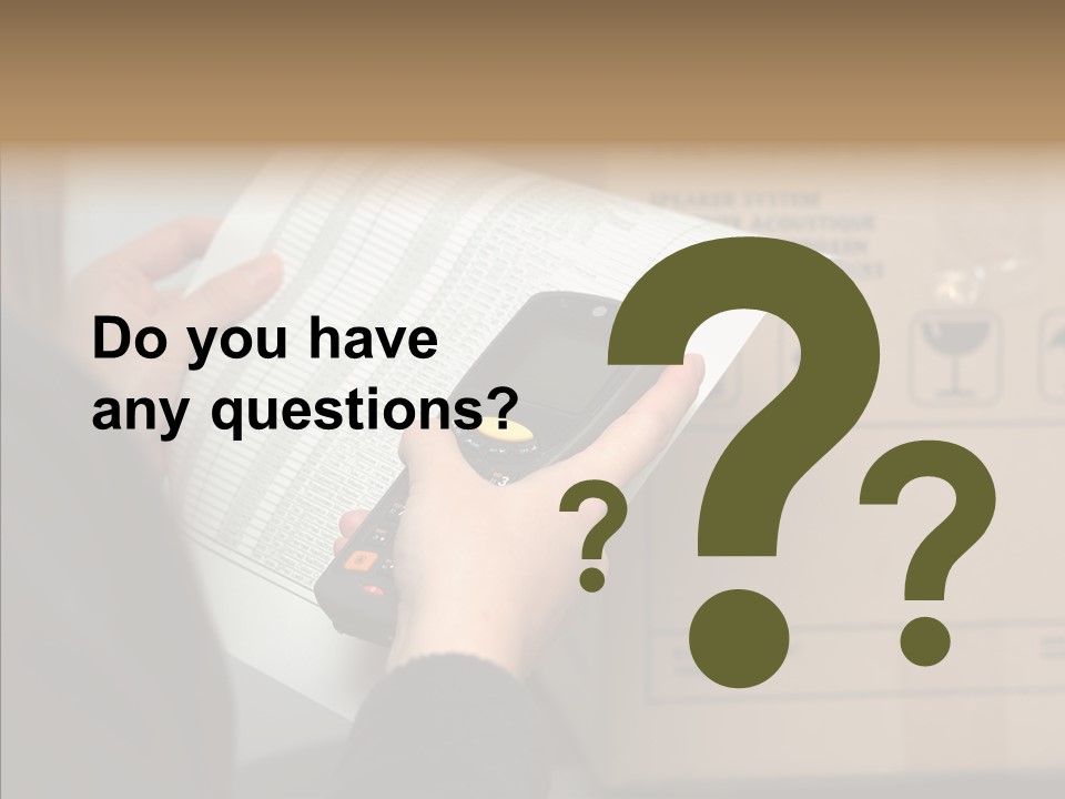 Elderly Hand Caregiver PowerPoint Template