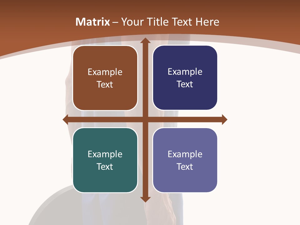 White Background Hold Assist PowerPoint Template