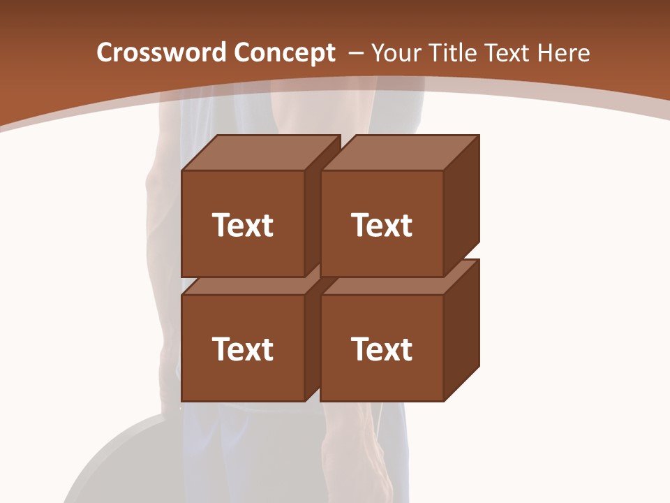 White Background Hold Assist PowerPoint Template