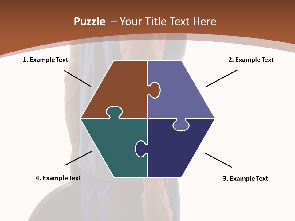 White Background Hold Assist PowerPoint Template