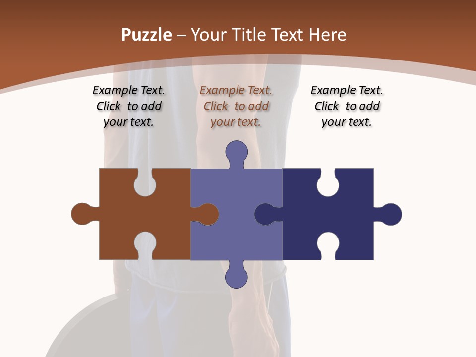 White Background Hold Assist PowerPoint Template