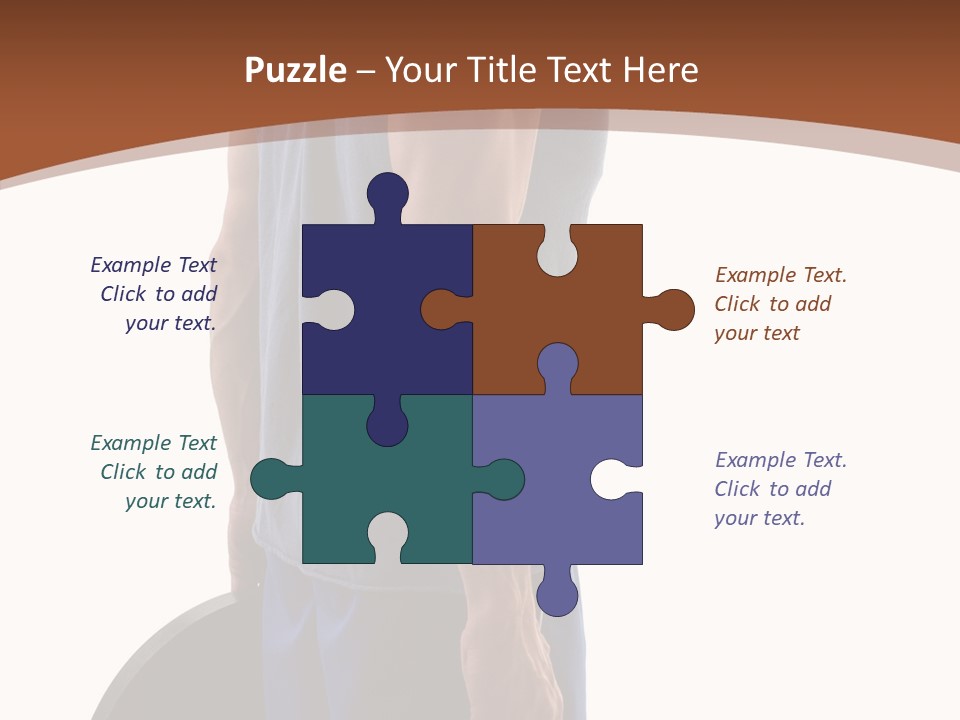 White Background Hold Assist PowerPoint Template