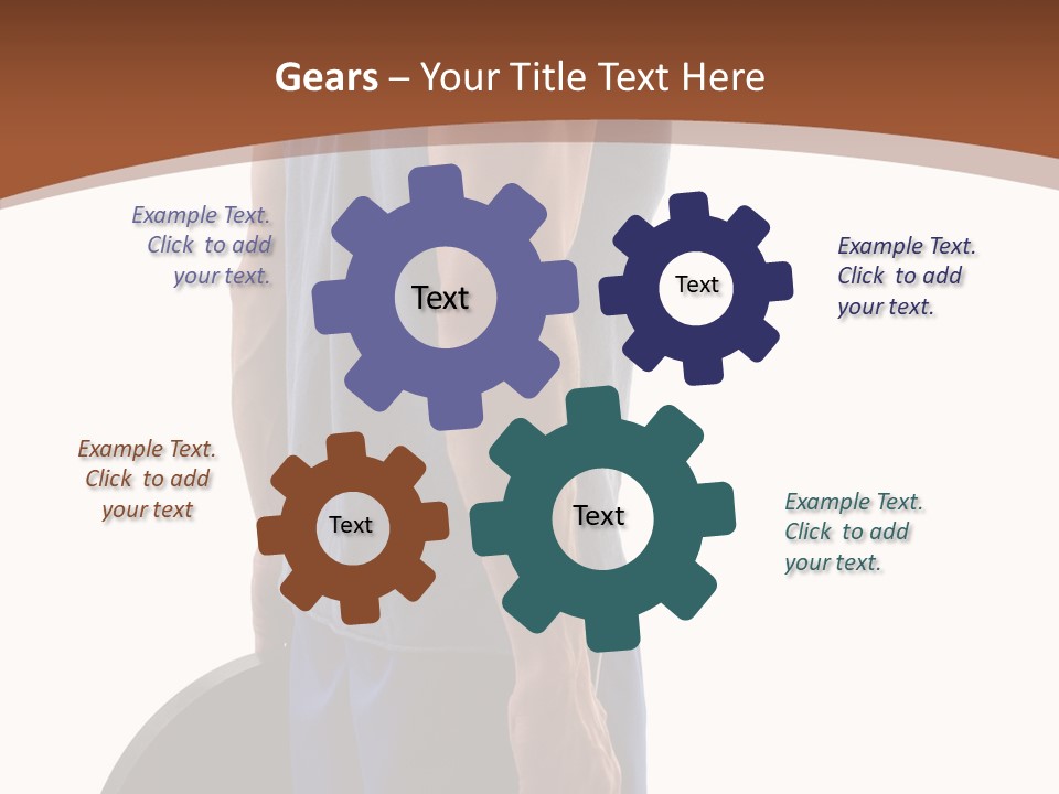 White Background Hold Assist PowerPoint Template