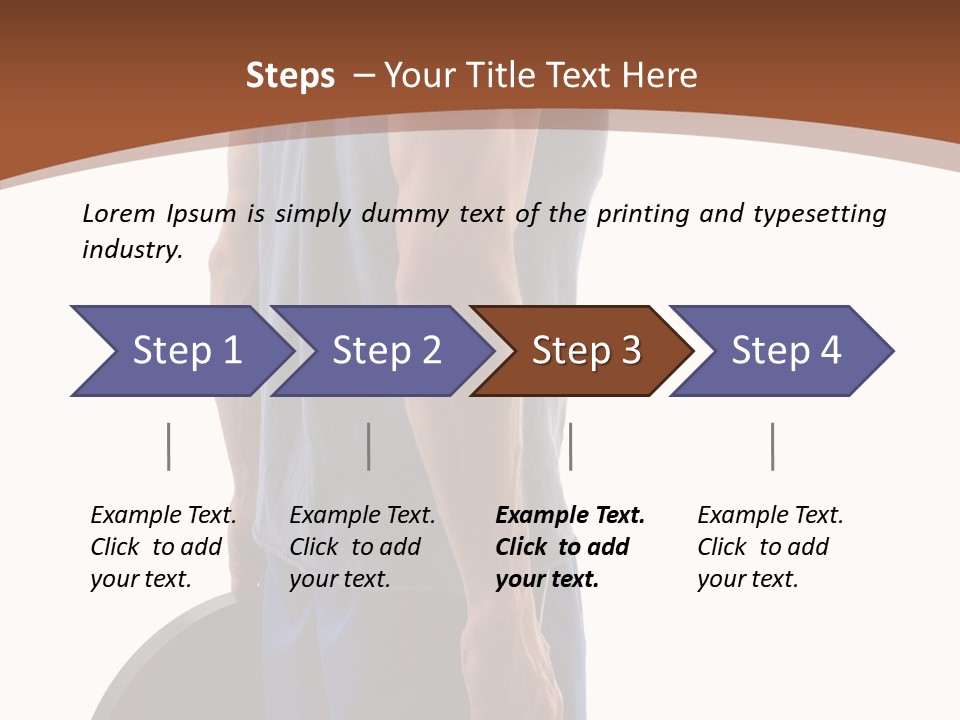 White Background Hold Assist PowerPoint Template