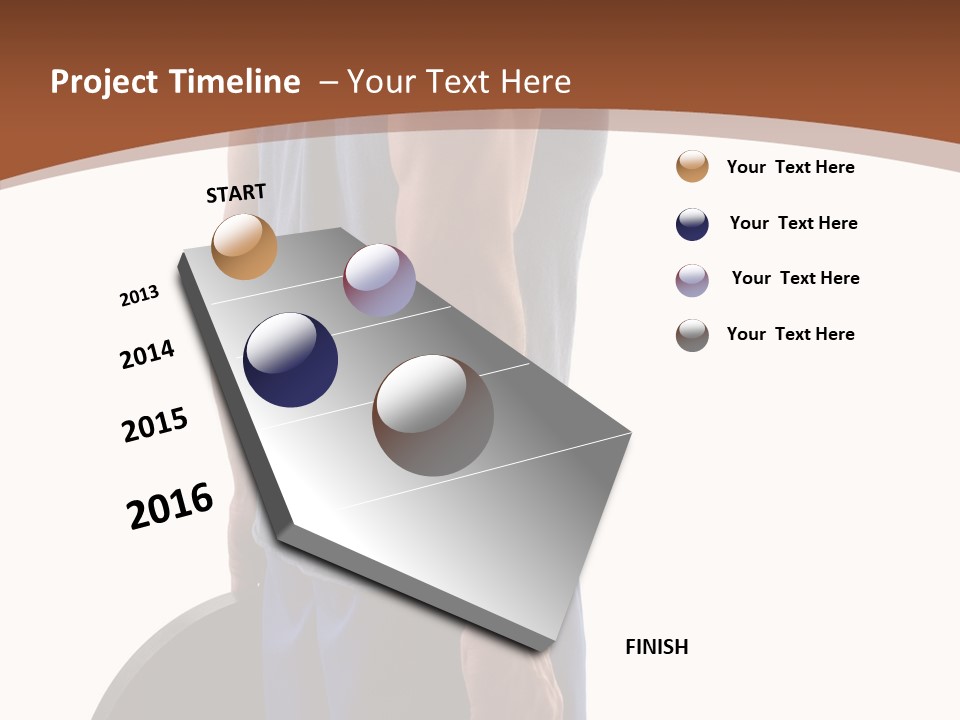 White Background Hold Assist PowerPoint Template