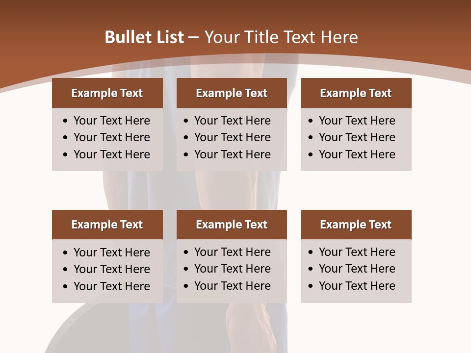White Background Hold Assist PowerPoint Template