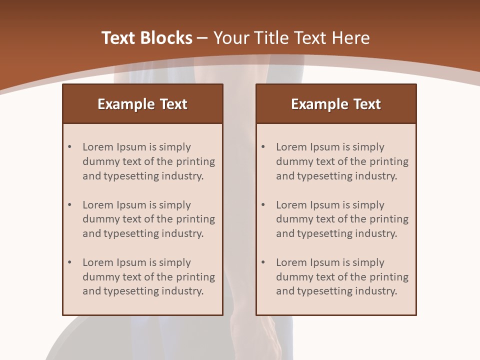 White Background Hold Assist PowerPoint Template