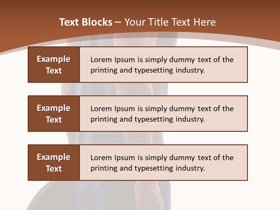 White Background Hold Assist PowerPoint Template