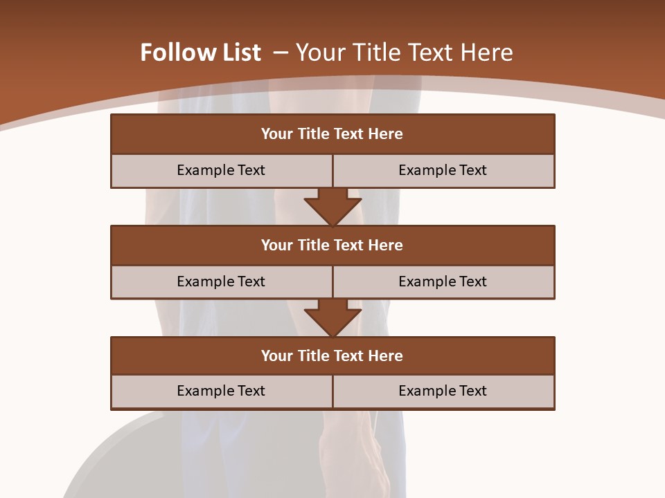 White Background Hold Assist PowerPoint Template