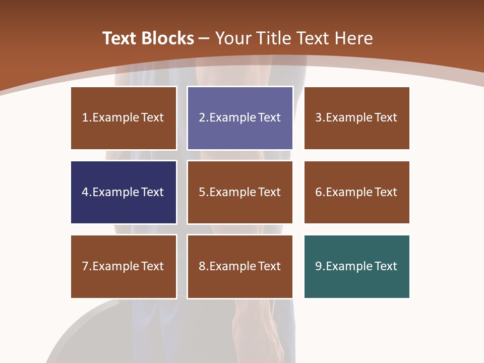 White Background Hold Assist PowerPoint Template