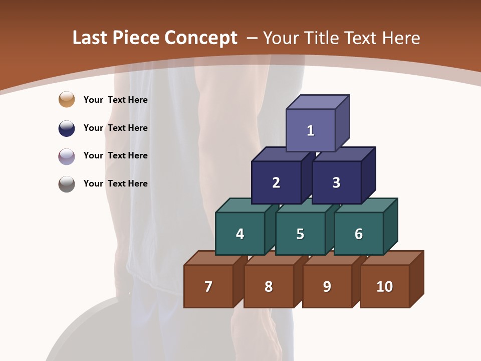 White Background Hold Assist PowerPoint Template