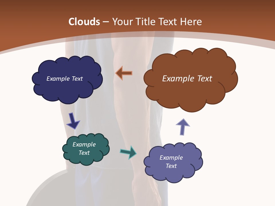 White Background Hold Assist PowerPoint Template