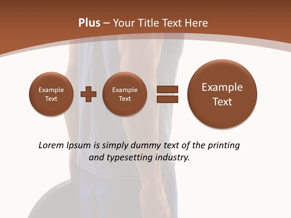White Background Hold Assist PowerPoint Template