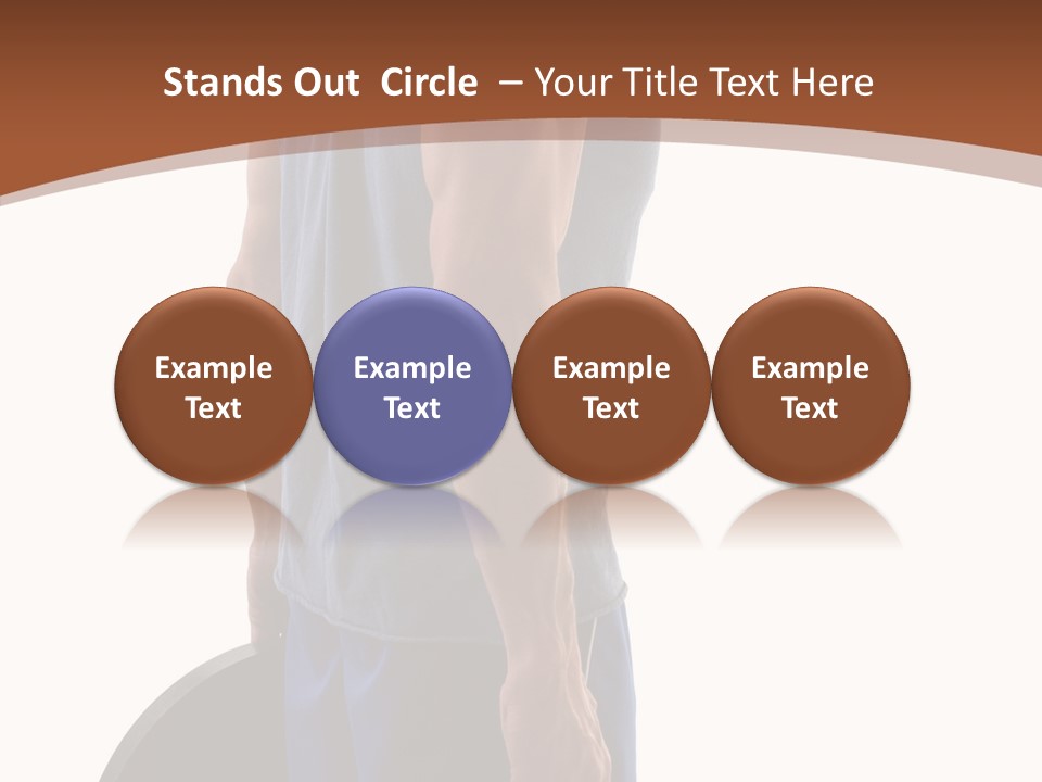 White Background Hold Assist PowerPoint Template