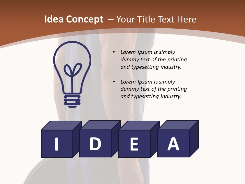 White Background Hold Assist PowerPoint Template