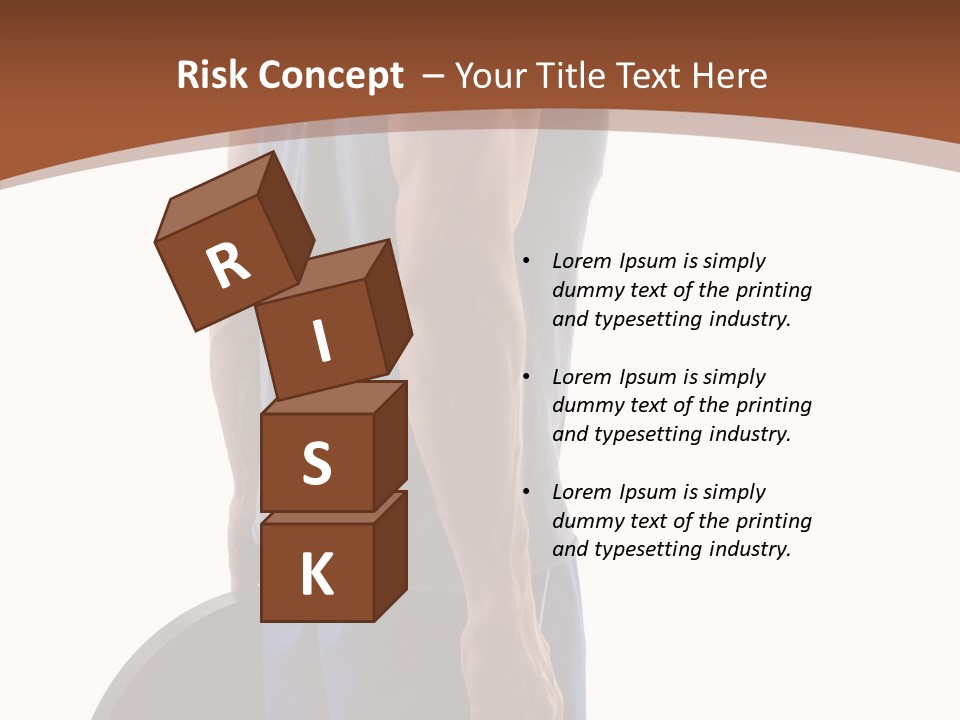 White Background Hold Assist PowerPoint Template