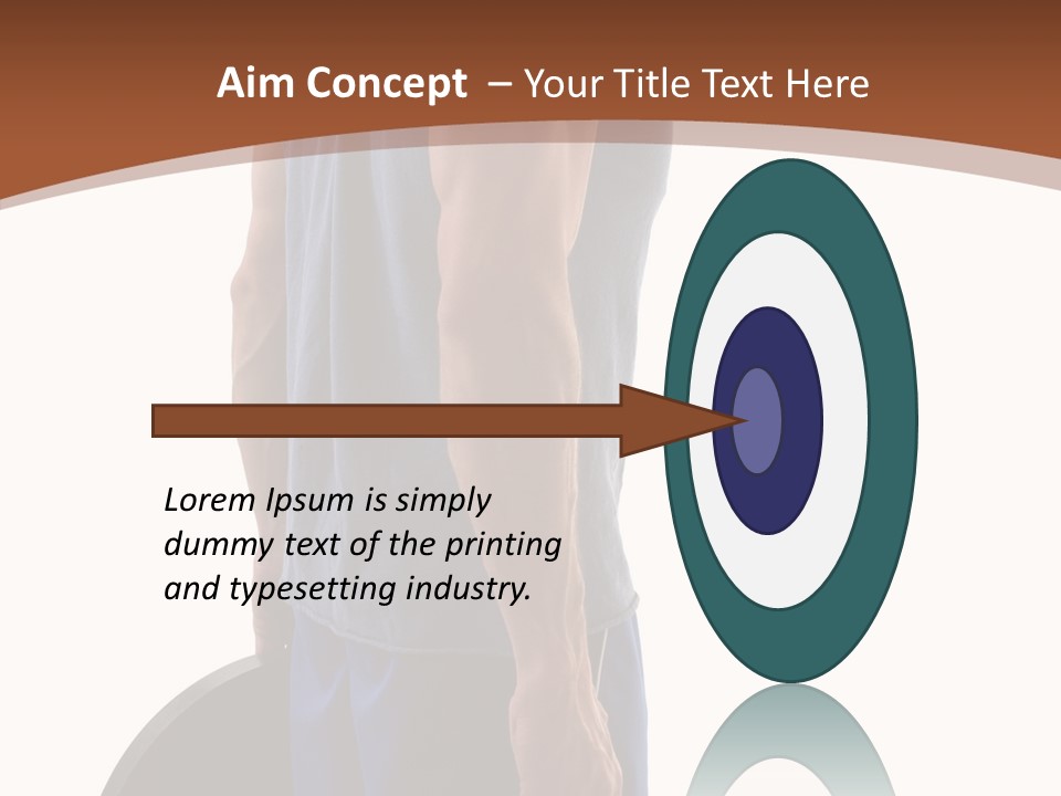 White Background Hold Assist PowerPoint Template