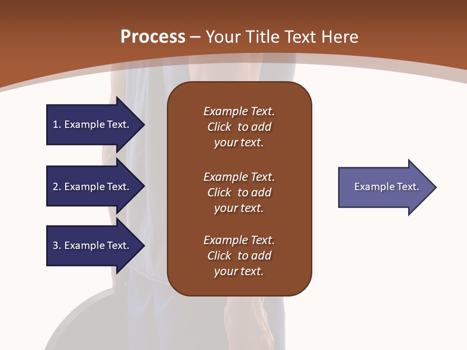 White Background Hold Assist PowerPoint Template