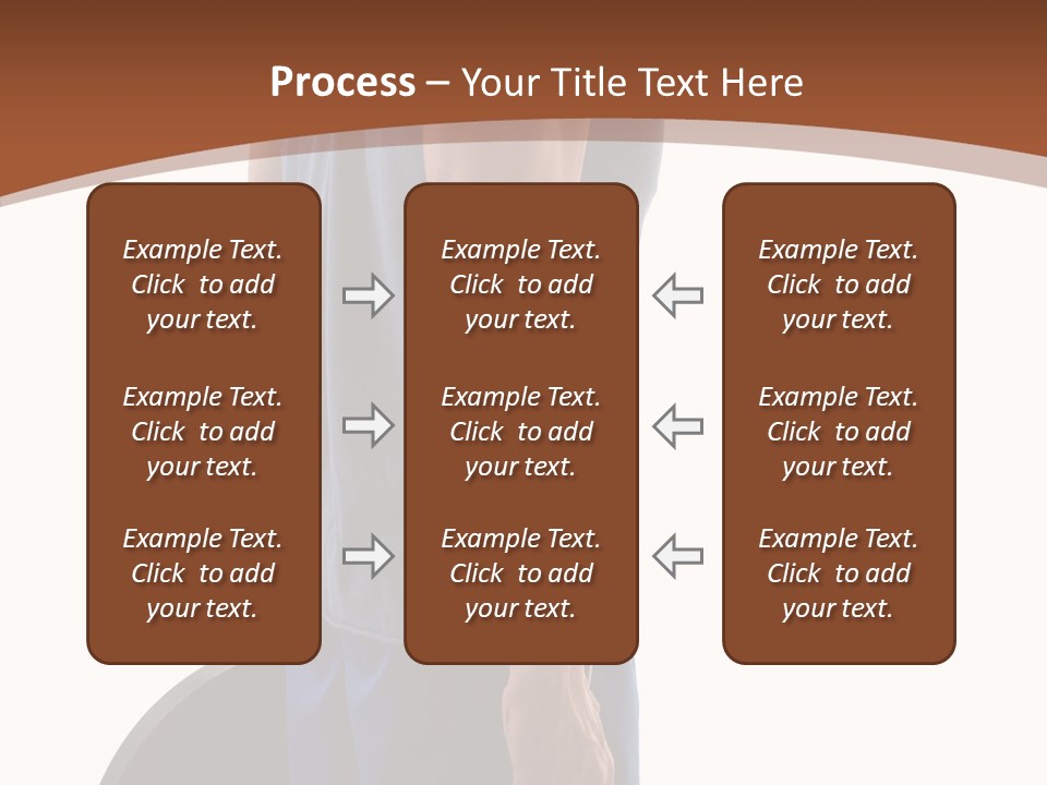 White Background Hold Assist PowerPoint Template