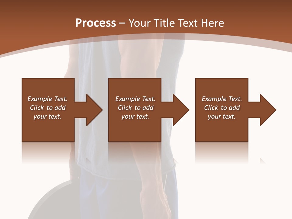 White Background Hold Assist PowerPoint Template