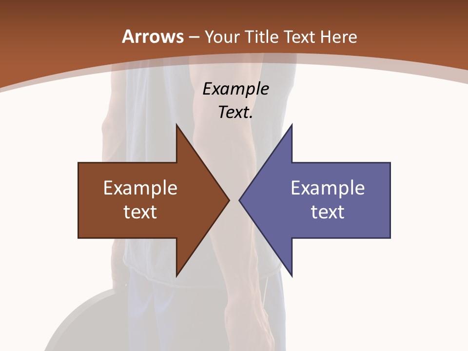 White Background Hold Assist PowerPoint Template