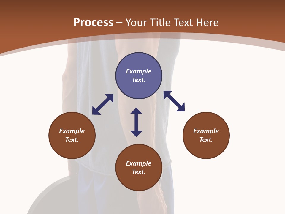 White Background Hold Assist PowerPoint Template
