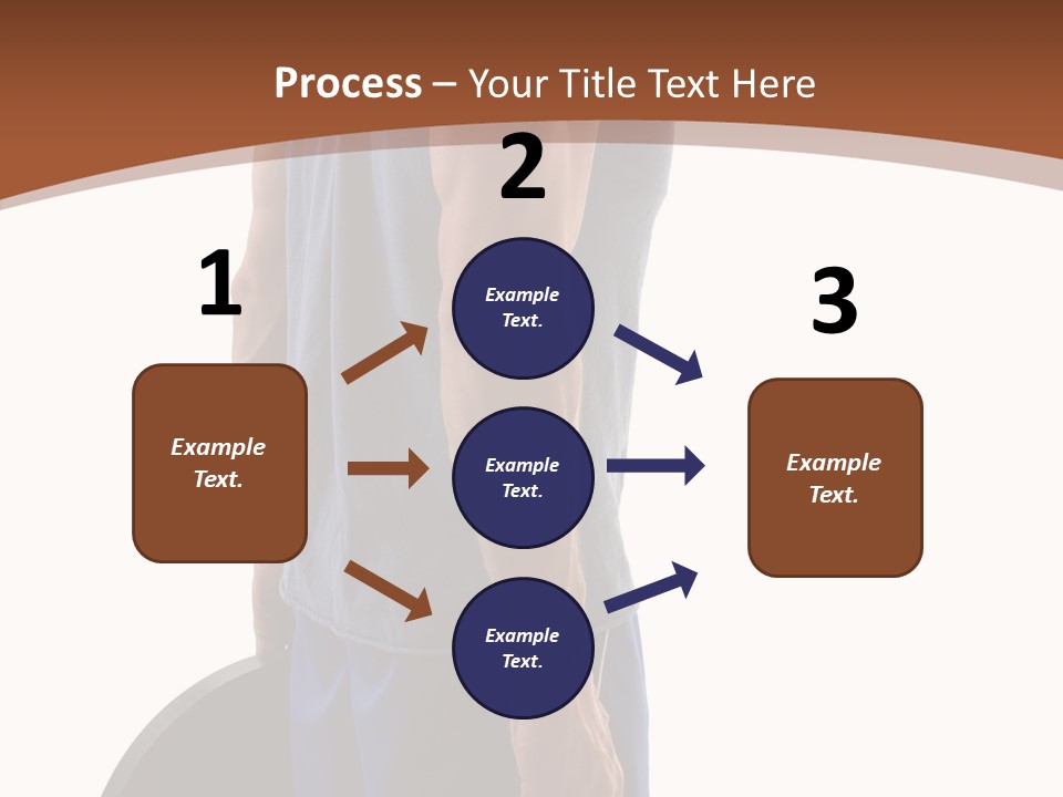 White Background Hold Assist PowerPoint Template
