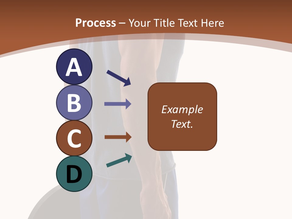 White Background Hold Assist PowerPoint Template