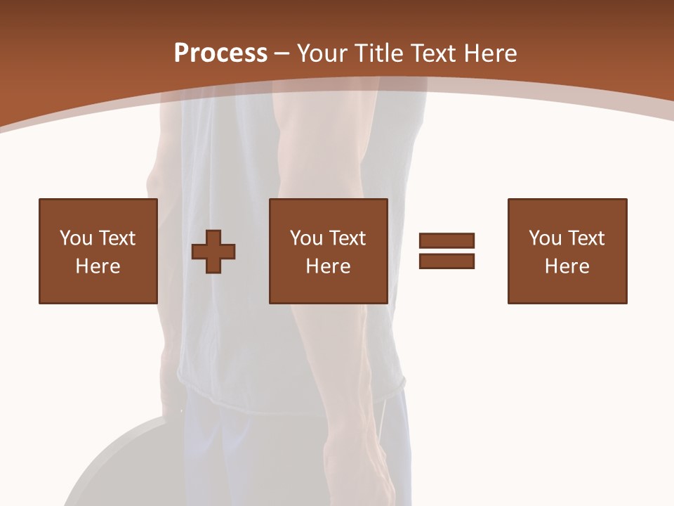White Background Hold Assist PowerPoint Template