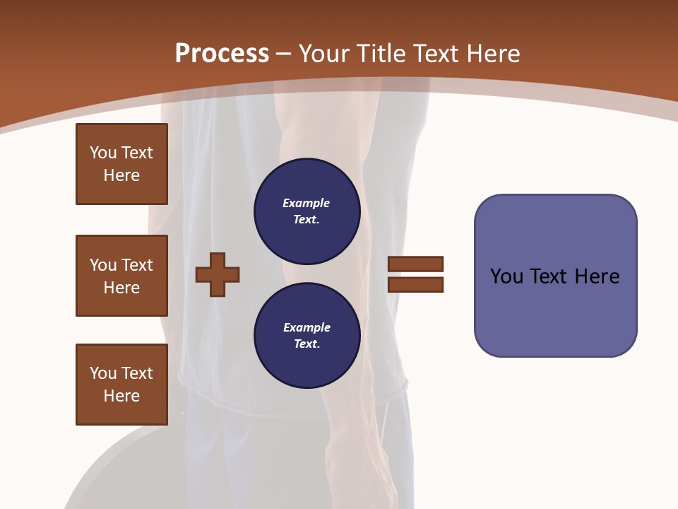 White Background Hold Assist PowerPoint Template
