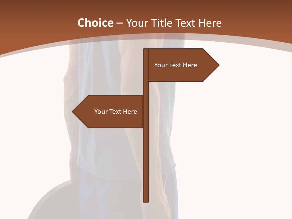 White Background Hold Assist PowerPoint Template