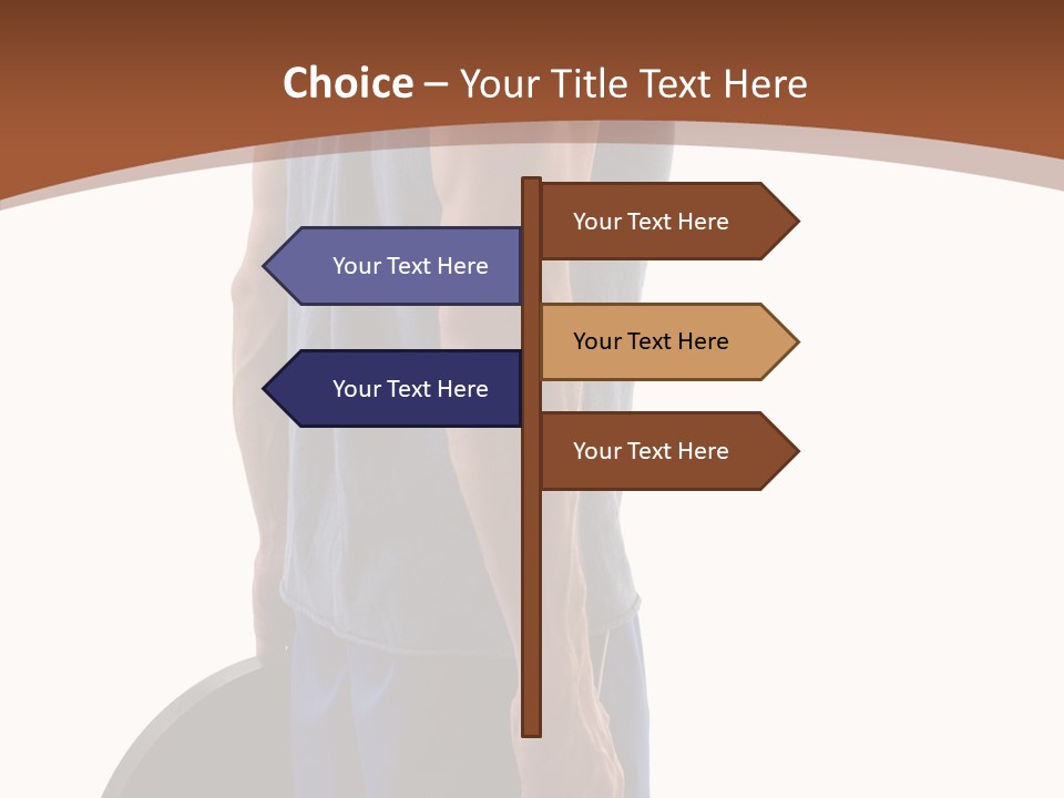 White Background Hold Assist PowerPoint Template
