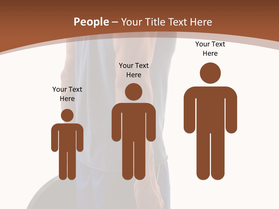 White Background Hold Assist PowerPoint Template