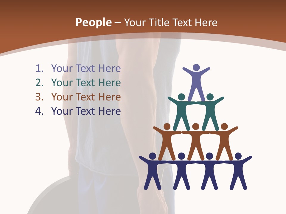 White Background Hold Assist PowerPoint Template