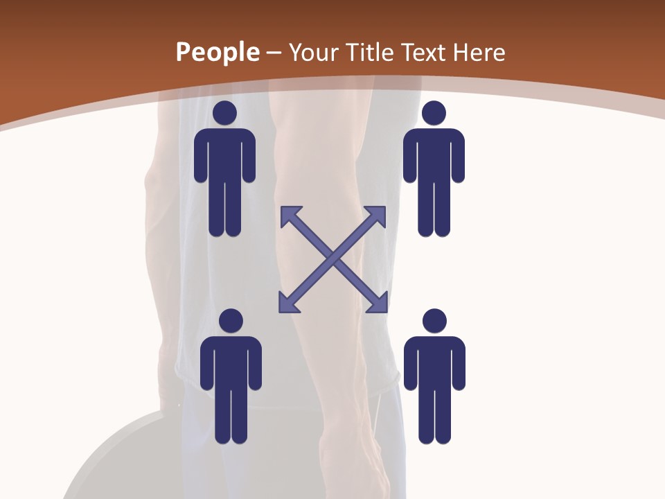 White Background Hold Assist PowerPoint Template