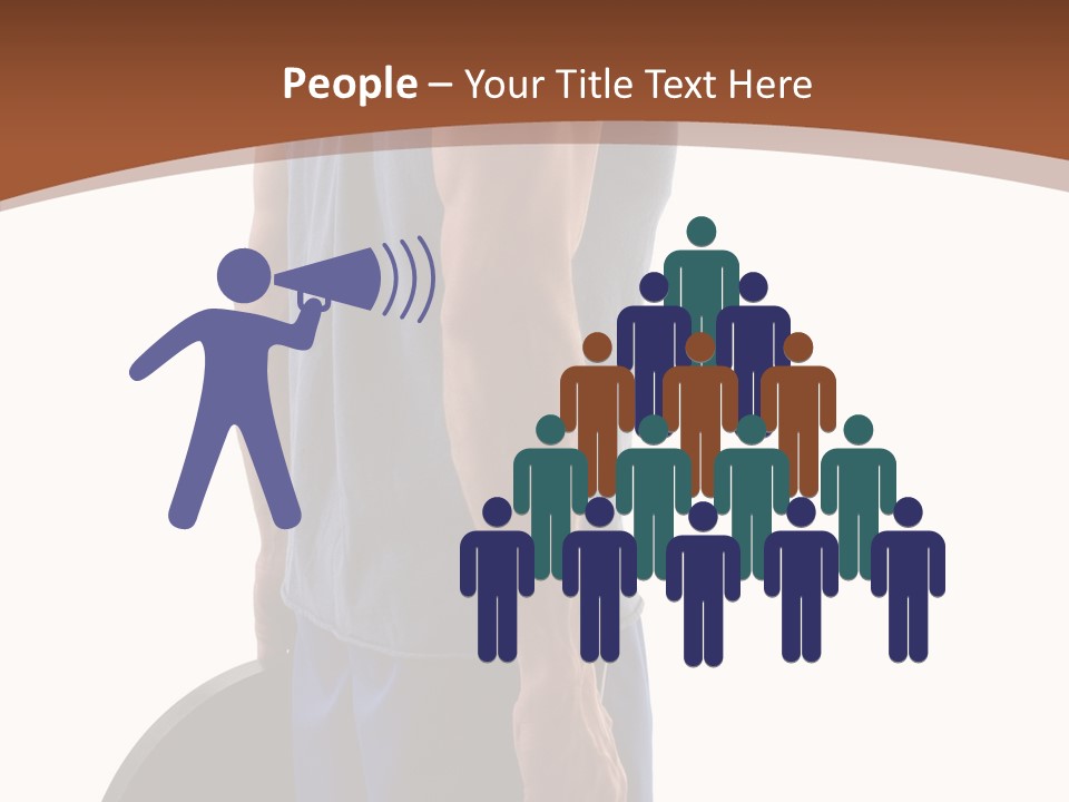 White Background Hold Assist PowerPoint Template