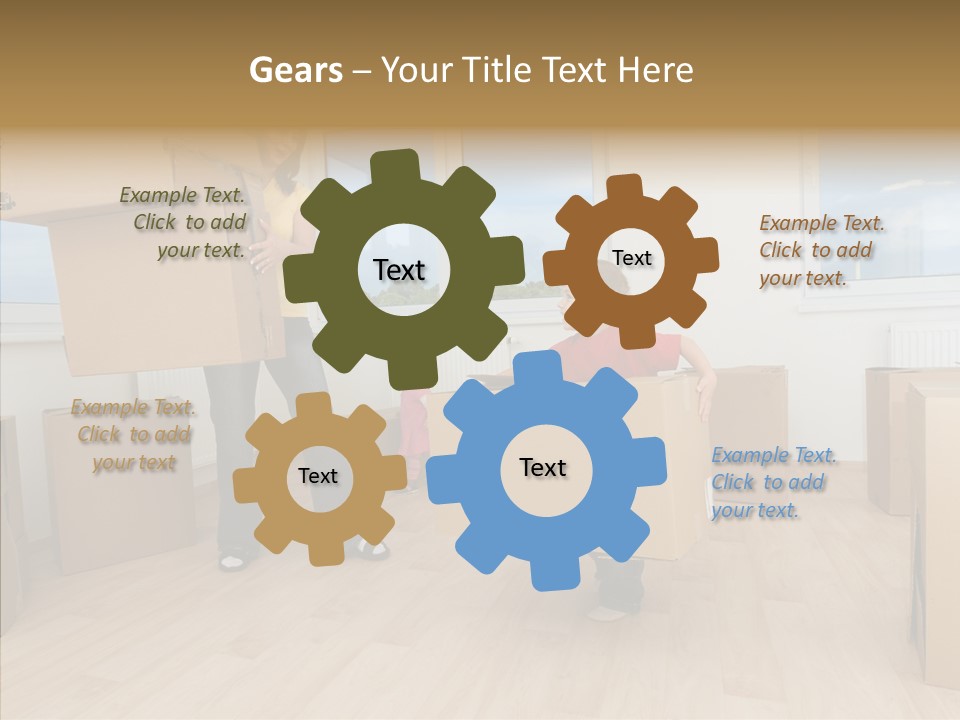 Assistance Young Sharing PowerPoint Template