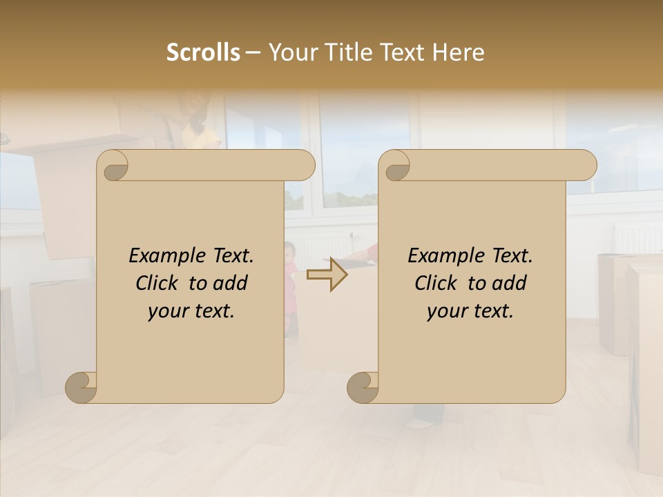 Assistance Young Sharing PowerPoint Template