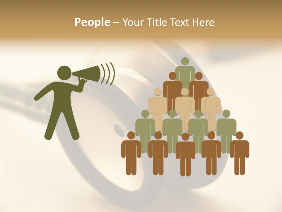 Senior  Togetherness White PowerPoint Template