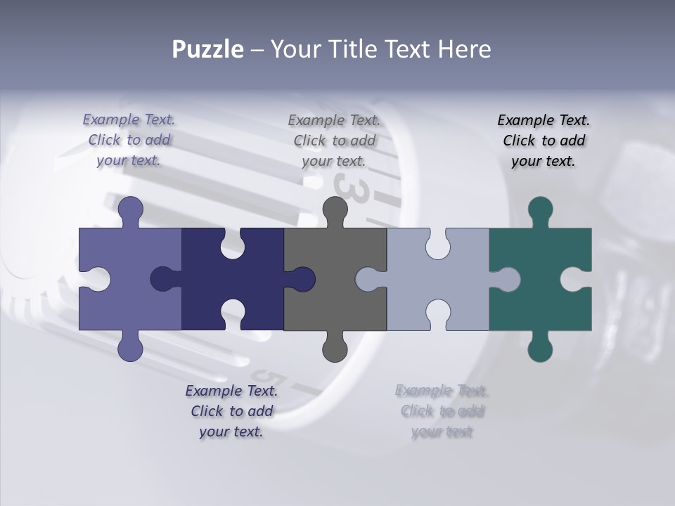 Care Grandmother Close Up PowerPoint Template