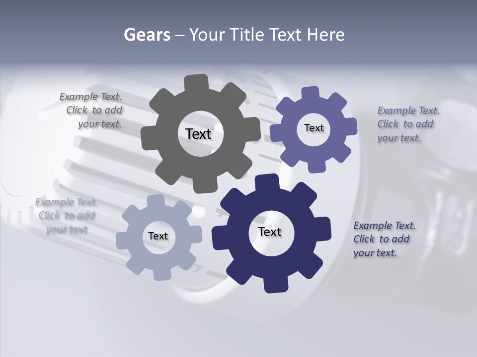 Care Grandmother Close Up PowerPoint Template